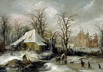 Paysage d&hiver | Joos or Josse de Momper | Estampe d'art