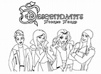 Printable Descendants Coloring Pages You Can Use Our Amazing Online ...