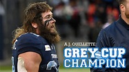A.J. OUELLETTE LEADS TORONTO TO GREY CUP CHAMPIONSHIP - YouTube