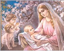 14 Lindas Imagens da Virgem maria com seu filho Jesus | Imagens para ...
