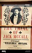 North America, USA, South Dakota, Deadwood. Jack McCall poster Stock ...