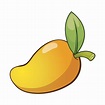 Icono de dibujos animados de mango | Vector Premium