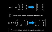 Rango de una Matriz | | Determinantes ¡Gauss! y Orlando