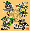 Aztec gods, Chibi character version by nosuku-k on DeviantArt Chibi ...