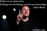 Quotes of Elon Musk for reaching your goals - Wellquo.com