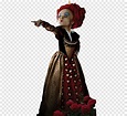 Ilustração de mulher de cabelo vermelho, Rainha Vermelha Alice no país ...