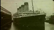 R M S Olympic White Star Line 1920 - YouTube