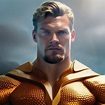 Alan Ritchson as Aquaman, AI Concept by alraken on DeviantArt
