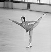 Berlin - Hohenschönhausen: DDR - Eiskunstläuferin Christine Errath beim ...