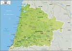 Carte des Landes - Landes carte des villes, communes, politique, sites ...