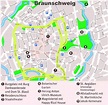 Braunschweig city center map
