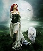 Wolf and Witch | Wolves and women, Fantasy art, Fantasy