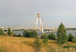 Puente En Cherepovets, Rusia De Octubre Foto de archivo - Imagen de ...