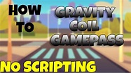 How to Make a Gravity Coil Gamepass in Roblox Studio - YouTube