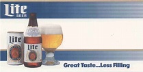 Iconic Ads: Miller Lite - Great Taste, Less Filling Point of View