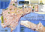 Map of Cádiz Tourists: How To Get To And Around The City - ToursMaps.com