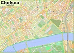 Map of Chelsea - London - Ontheworldmap.com