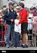 Matt Bomer with his son Kit Bomer and Simon Halls 19th Annual EIF ...
