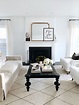 Living Rooms With White Walls: A Timeless And Relaxing Design Choice