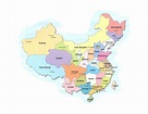 Mapa político de China - Tamaño completo