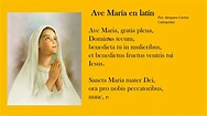 Ave María en latín - YouTube