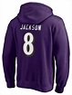 Baltimore Ravens Lamar Jackson Purple Hoodie
