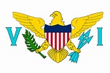 Flag of U.S. Virgin Islands - Icon, Vector, Flat and with Rounded Corners