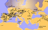 Sites with Paleolithic Art in Europe - Full size