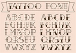 Pin by Amanda Wight on Leterring | Old school fonts, Tattoo lettering ...