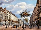 Boulevard des Italiens, à Paris.
