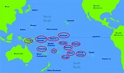 Map Of South Pacific - Map Of The World