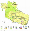 The land use of the area of Bytom in 1883 (Sourced by authors on the ...