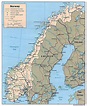 Norway roads map - Driving map of Norway (Northern Europe - Europe)
