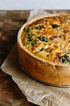 Recipe: Deep-Dish Quiche Lorraine with Swiss Chard and Bacon | Kitchn