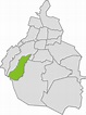 La Magdalena Contreras Borough Location Map, Mexico City