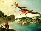 Carlo Saraceni : Landscape with fall of Icarus 1579-1620 カルロ・サラチェーニ ...