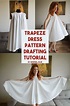 Trapeze Dress Pattern Drafting Tutorial with SewingJulie | Pattern ...