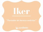 Significado del nombre IKER - Origen, Personalidad, Santoral, Popularidad
