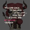 movie character quote • deadite // army of darkness | Movie character ...