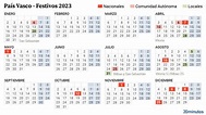 Calendario Laboral del País Vasco 2023: estos son los festivos y ...