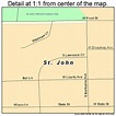 St. John Washington Street Map 5360860