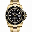 Rolex Submariner 116618LN Gold Watch (Black) | World's Best