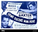 THE CRIME DOCTOR'S MAN HUNT, Warner Baxter, Ellen Drew, 1946 Stock ...