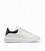 Alexander McQueen: Tenis casuales Larry en piel, blancos Hombre | El ...