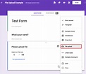 The file upload option is now available in Google Forms! | Curvearro