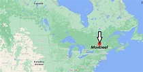 ¿Dónde está Montreal - ¿Dónde está la ciudad?