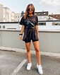 biker shorts outfit inspo - Mitchell Emery