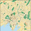 Mapa de Oslo: mapa offline y mapa detallado de la ciudad de Oslo