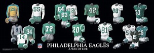 Philadelphia Eagles Uniform and Team History | Heritage Uniforms and ...