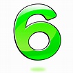 number six - Clip Art Library